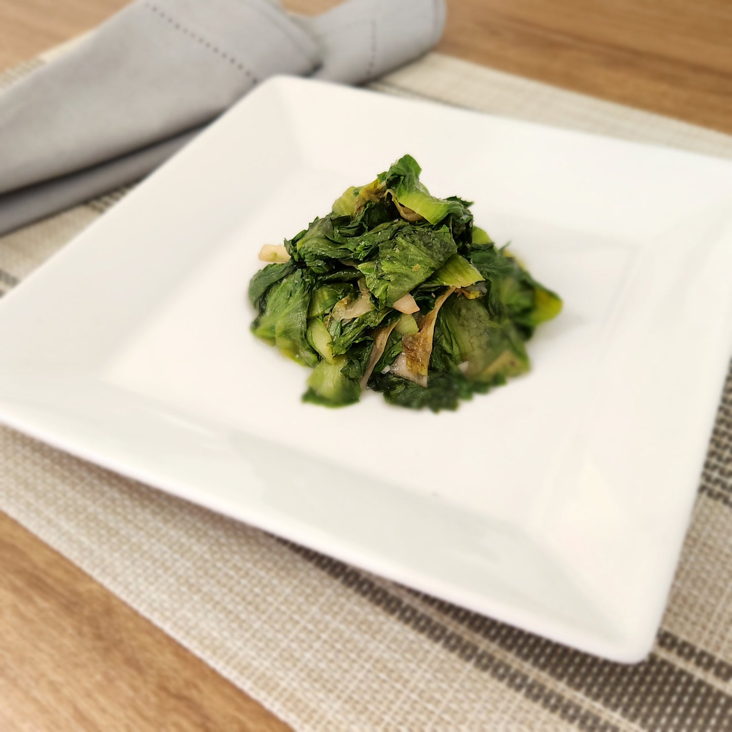 Escarola Refogada com Bacon